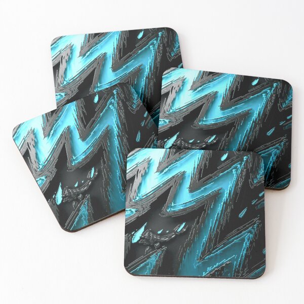 Item preview, Electric Pulse in Light Blue designed and sold by Exodoi.
