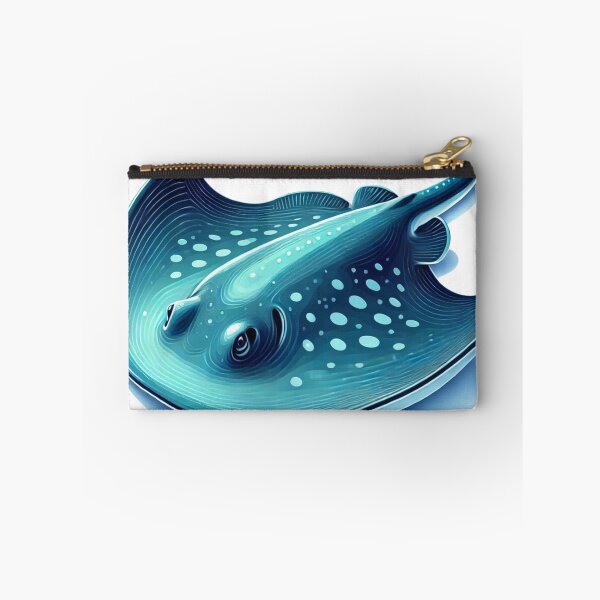 Aperçu de l'œuvre Cel Shading Art Stingray aux couleurs froides créée et vendue par takeng07.