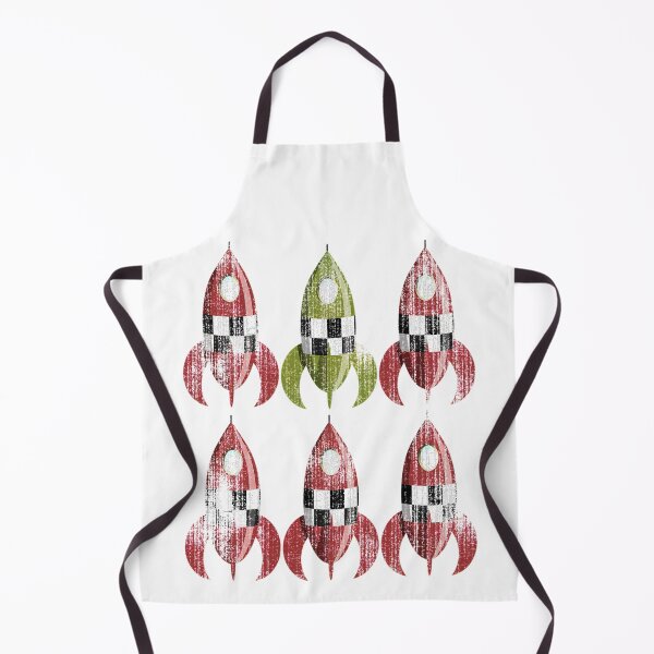 Item preview, Six Retro-Futurist Rockets (Worn Effect) designed and sold by Ravvick.