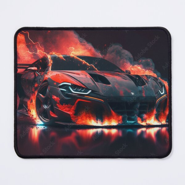 Item preview, The burning car designed and sold by MurtazaMosavi.