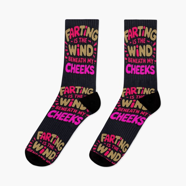Item preview, Farting Is The Wind Beneath My Cheeks Funny Fart Joke designed and sold by TheArtOfPat.