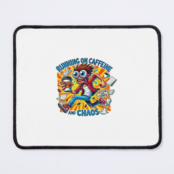 Item preview, Running on Caffeine and Chaos designed and sold by Wise-Stickers.