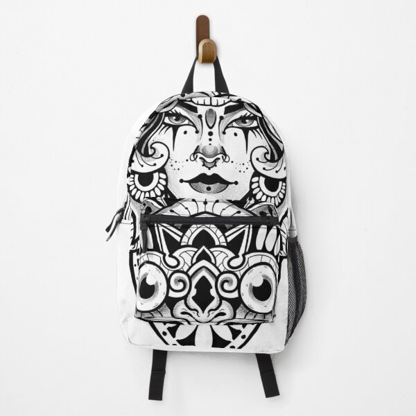 Item preview, Woman with Hindu Buddha ornaments designed and sold by 7Delamancha.