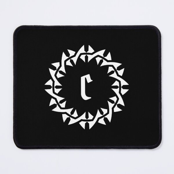 Item preview, Ornamental Mandala Thorn Crown Letter C Design designed and sold by rasagamastore.