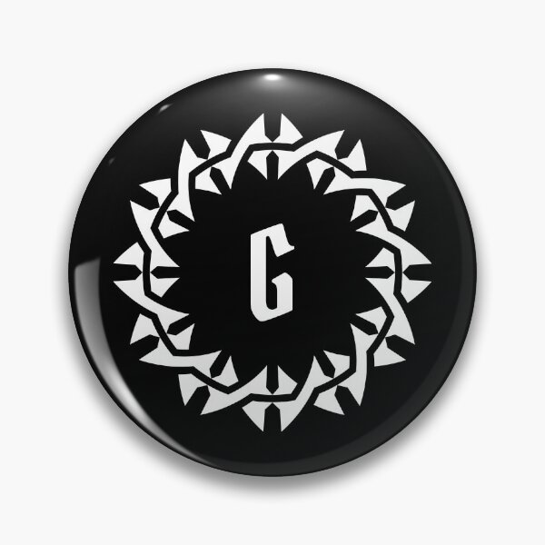 Item preview, Ornamental Mandala Thorn Crown Letter G Design designed and sold by rasagamastore.
