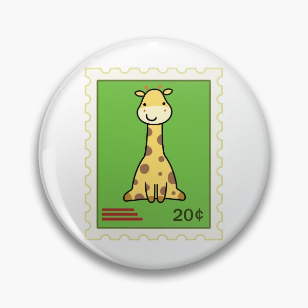 Item preview, Kawaii Giraffe Stamp designed and sold by kawaiilife.