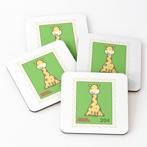 Item preview, Kawaii Giraffe Stamp designed and sold by kawaiilife.
