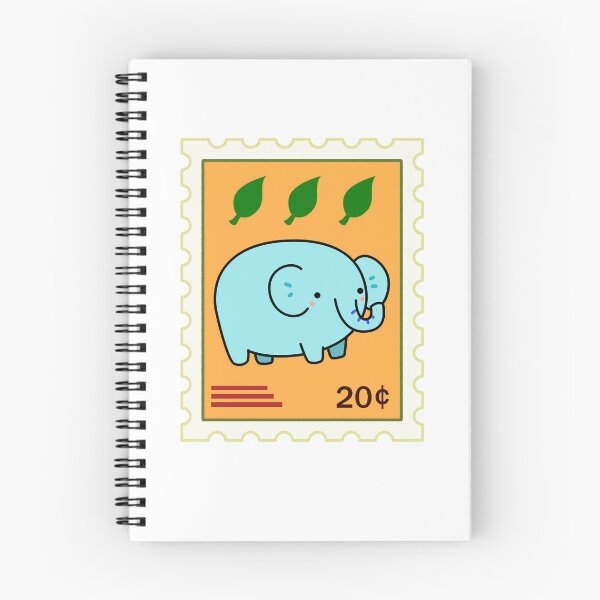 Item preview, Kawaii Elephant Stamp designed and sold by kawaiilife.