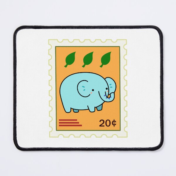 Item preview, Kawaii Elephant Stamp designed and sold by kawaiilife.