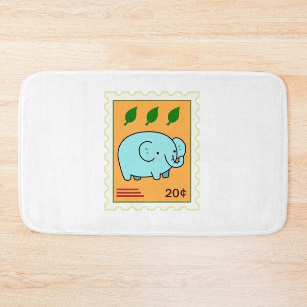 Item preview, Kawaii Elephant Stamp designed and sold by kawaiilife.