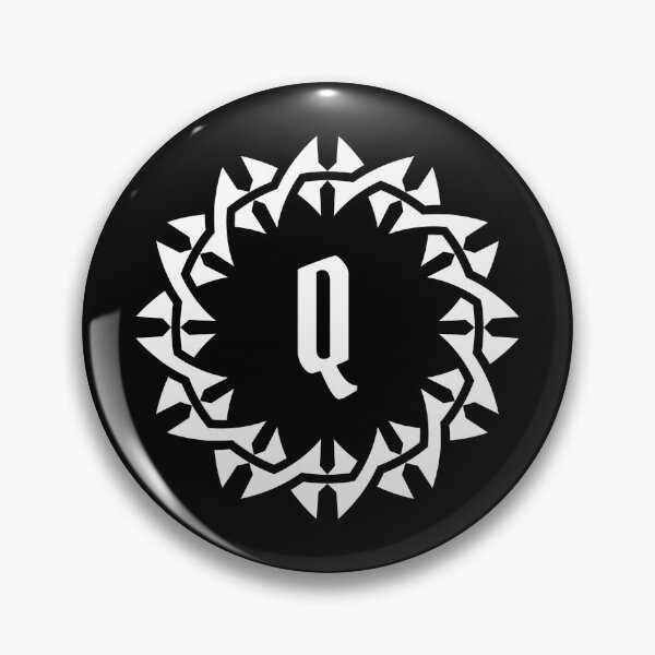 Item preview, Ornamental Mandala Thorn Crown Letter Q Design designed and sold by rasagamastore.