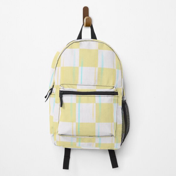 Item preview, Yellow and White Checkered Pattern with Blue and Yellow accents  designed and sold by Jessica Erin.