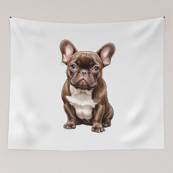 Item preview, Chocolate French Bulldog designed and sold by HOMETOWN86.