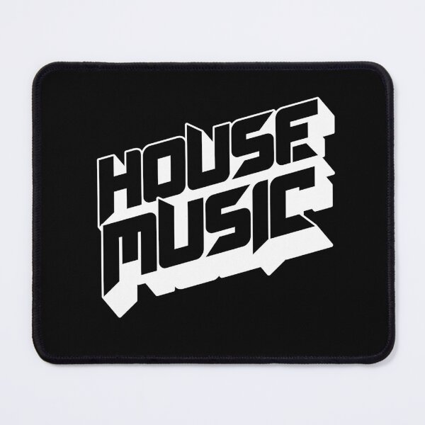 Item preview, HOUSE MUSIC  - Angular Drop Shadow (white)  designed and sold by Discothreadz.