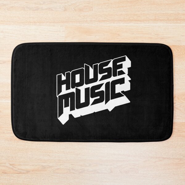 Item preview, HOUSE MUSIC  - Angular Drop Shadow (white)  designed and sold by Discothreadz.