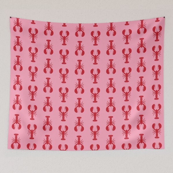 Item preview, Preppy Pink Lobster Print  designed and sold by design-by-syd.