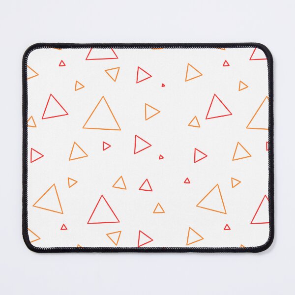 Item preview, Orange red triangle pattern designed and sold by ShinArtDesign.