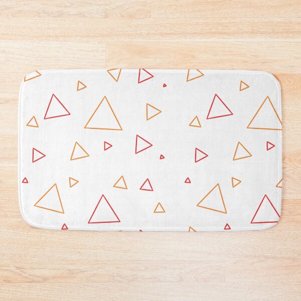 Item preview, Orange red triangle pattern designed and sold by ShinArtDesign.