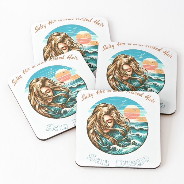 Item preview, Salty Air & Sun Kissed Hair, San Diego designed and sold by IronicalDesigns.
