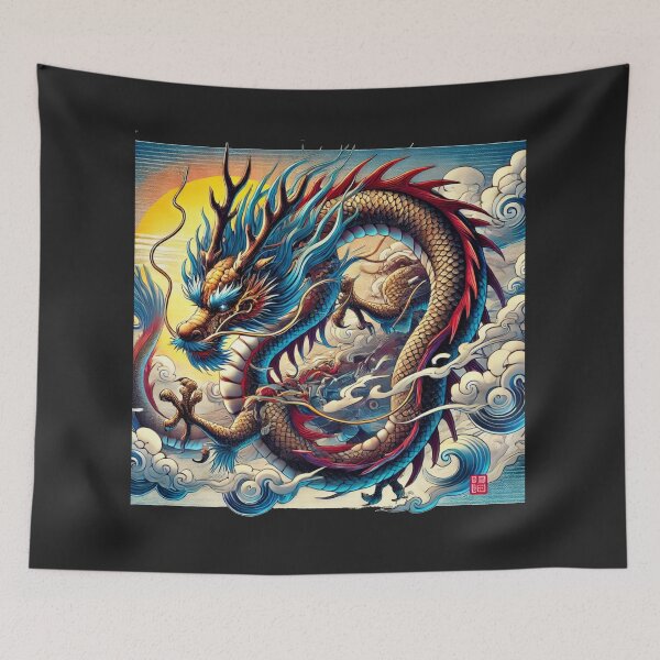 Item preview, Eastern Dragon Anime Art Masterpiece designed and sold by NSB-Design.