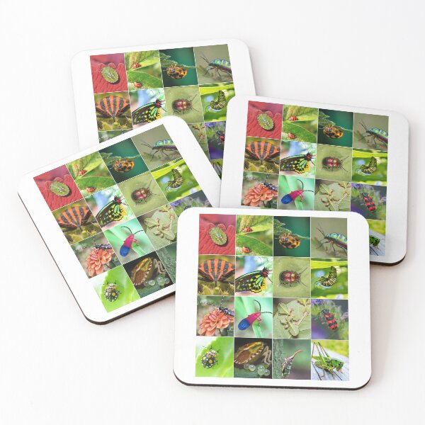 Item preview, Colorful Insects Photo Collage designed and sold by ColorfulPrints.