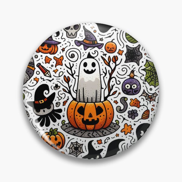 Item preview, Halloween Doodle Land designed and sold by Thai Vibe Studio.