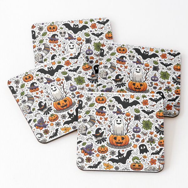 Item preview, Halloween Doodle Land designed and sold by Thai Vibe Studio.