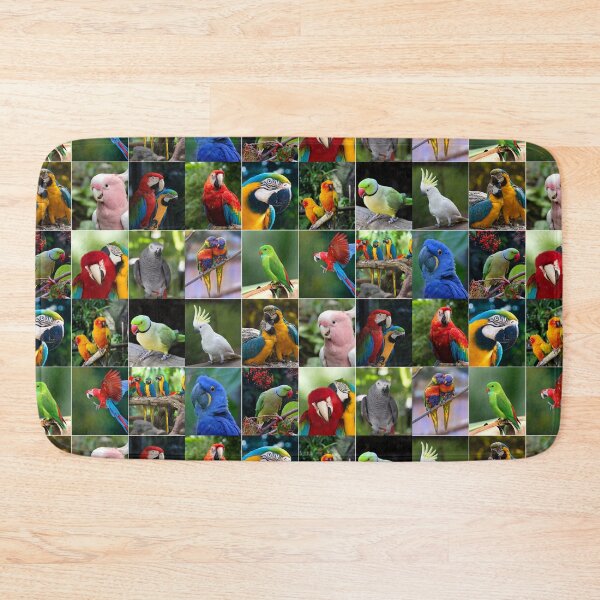 Item preview, Parrots Photo Collage designed and sold by ColorfulPrints.