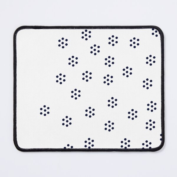 Item preview, Bold Florals on White: Large Blue Blossoms, Unique designed and sold by villacreativa.