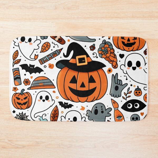 Item preview, Halloween Doodle Town designed and sold by Thai Vibe Studio.