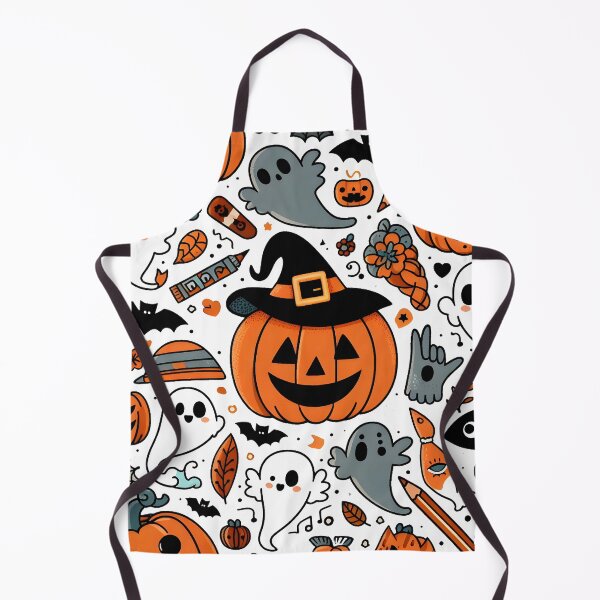 Item preview, Halloween Doodle Town designed and sold by Thai Vibe Studio.