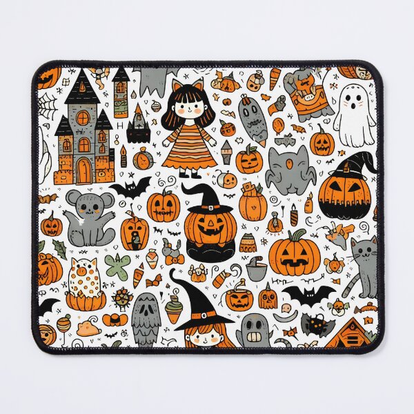 Item preview, Halloween Doodle Kingdom designed and sold by Thai Vibe Studio.