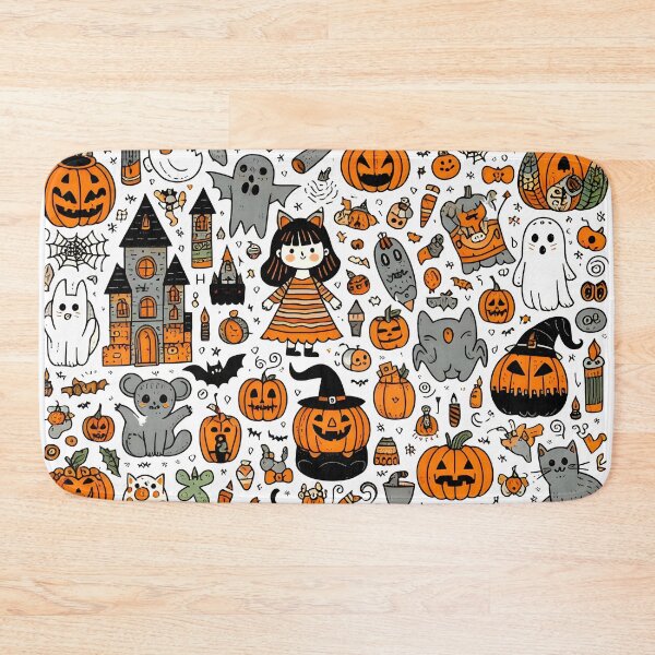 Item preview, Halloween Doodle Kingdom designed and sold by Thai Vibe Studio.