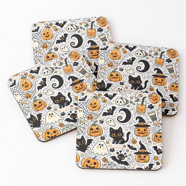 Item preview, Halloween Doodle World designed and sold by Thai Vibe Studio.