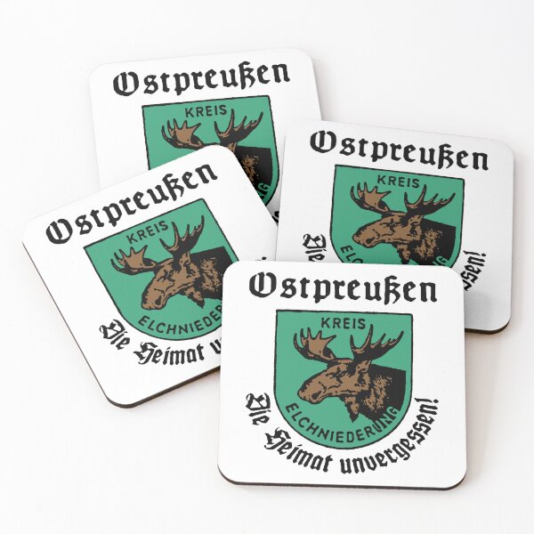 Item preview, Homeland Elchniederung is unforgettable; East Prussia; designed and sold by StickerApe.