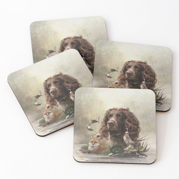 Item preview, German Quail Dog , Wachtelhund designed and sold by TammyHunterArt.
