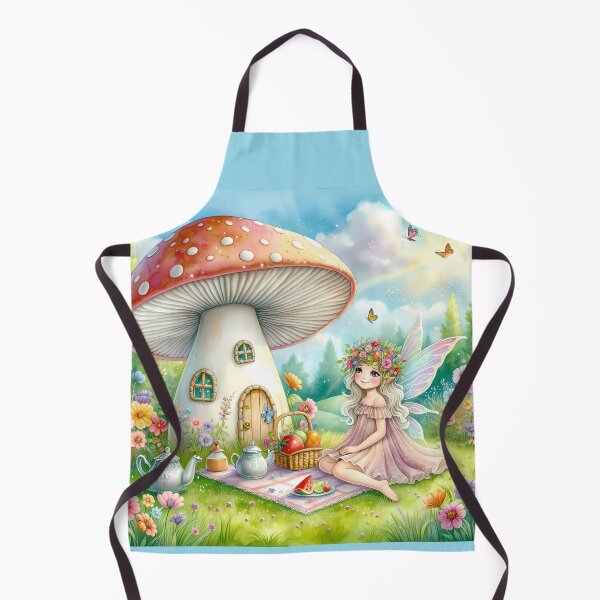 Item preview, Fairy picnic on the outskirts of a mushroom designed and sold by Venta Mix JellycientArt.