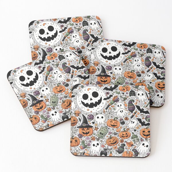 Item preview, Halloween Doodle Paradise designed and sold by Thai Vibe Studio.
