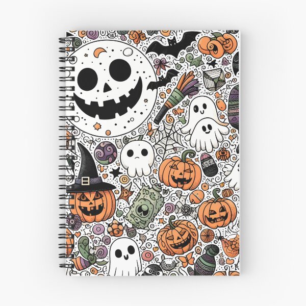 Item preview, Halloween Doodle Paradise designed and sold by Thai Vibe Studio.