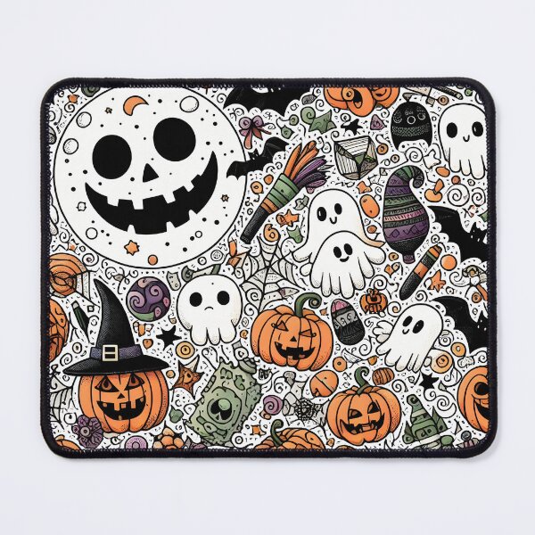 Item preview, Halloween Doodle Paradise designed and sold by Thai Vibe Studio.