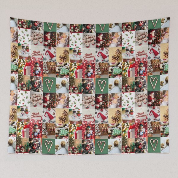 Item preview, Christmas Decoration Photo Collage designed and sold by ColorfulPrints.