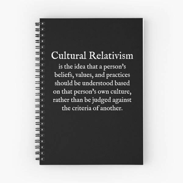 Item preview, C:Cultural Relativism:English:WearYourWords:White Text designed and sold by WearYourWords.