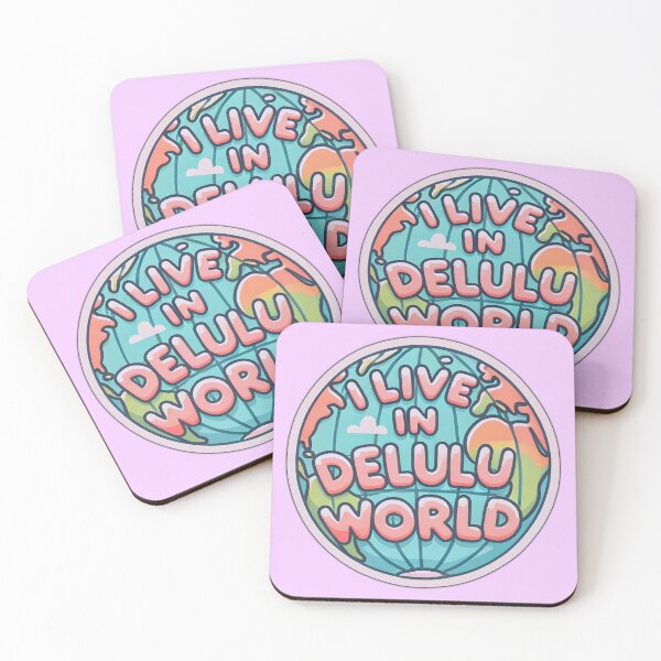 Item preview, "I live in DELULU world" designed and sold by KikayMart.