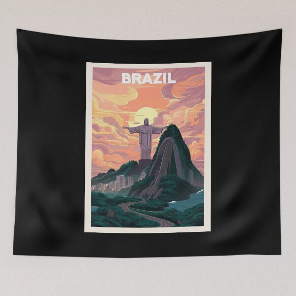 Item preview, Brazil, Travel Art designed and sold by PinkandP.
