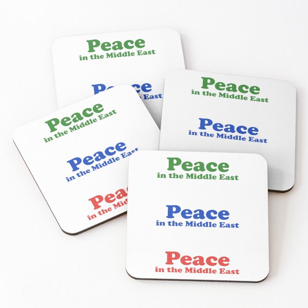 Item preview, Peace in the Middle East sticker pack red blue green designed and sold by Inspirationmotivation.