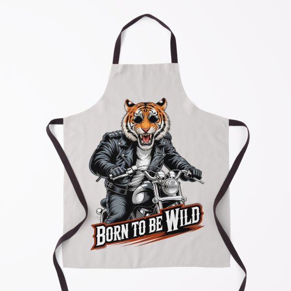 Item preview, Born to Be Wild Tiger On A Motorcycle designed and sold by TheArtOfPat.