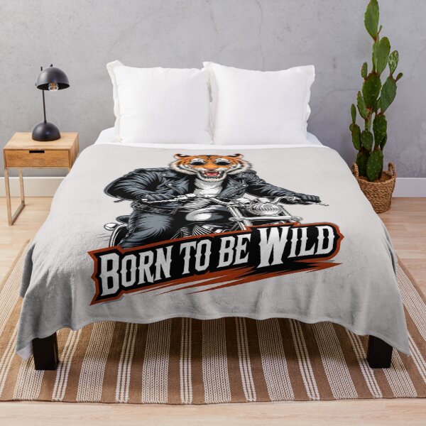 Item preview, Born to Be Wild Tiger On A Motorcycle designed and sold by TheArtOfPat.