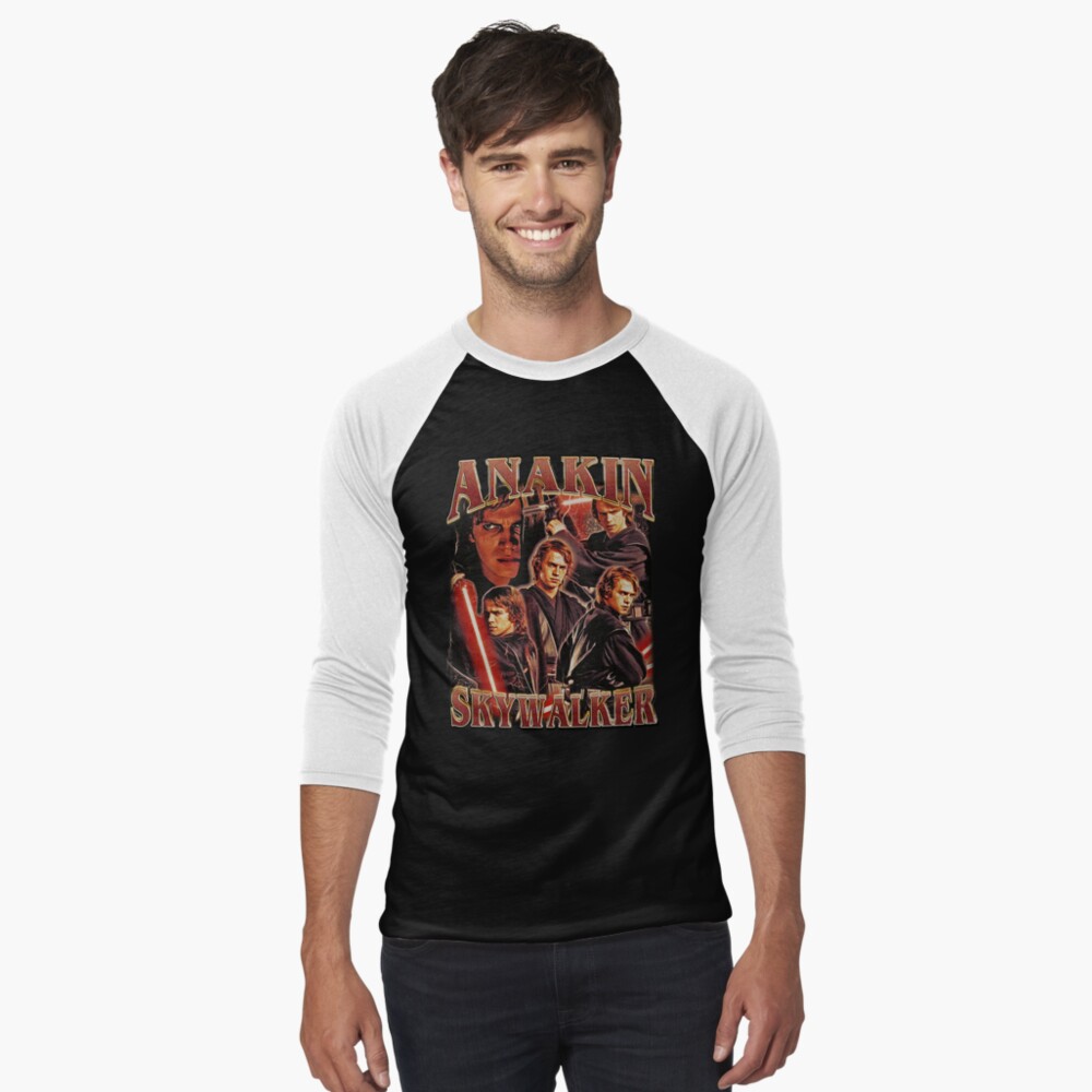 Vista previa del artículo con la obra «Camiseta ¾ estilo béisbol», diseñado y vendido por DenggLemi.
