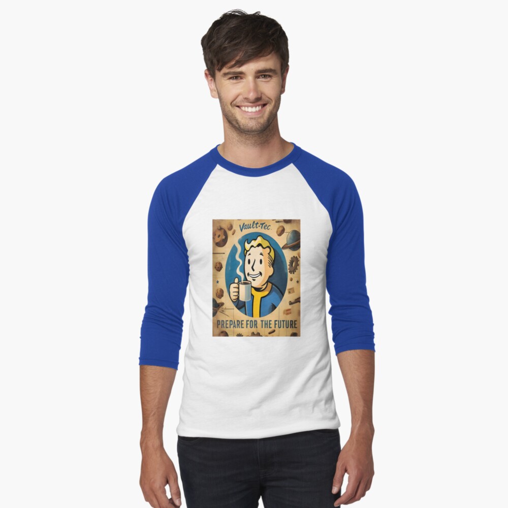 Vista previa del artículo con la obra «Camiseta ¾ estilo béisbol», diseñado y vendido por LMLStewArt.