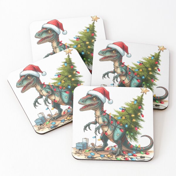 Item preview, Christmas Velociraptor designed and sold by HaydenMillepied.